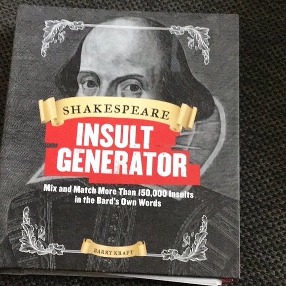 ⭐️4/$20 Shakespeare INSULT GENERATOR book - Picture 2 of 5